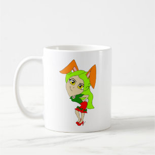Chibi-Bunnygirl-Tasse Kaffeetasse