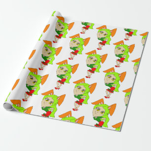 Chibi-Bunnygirl-Taste Geschenkpapier