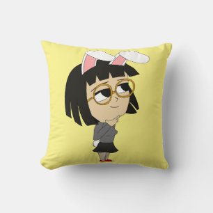 Chibi-Bunnymädchen-Wurfkissen Kissen