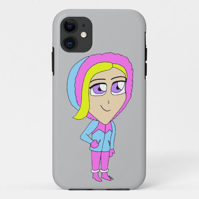 Chibi Case-Mate iPhone Hülle (Rückseite)