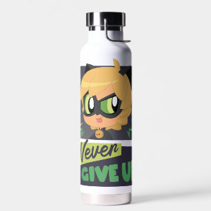 Chibi Cat Noir geben nie auf Trinkflasche