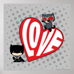 Chibi Catwoman Pounce zu Batman 2 Poster