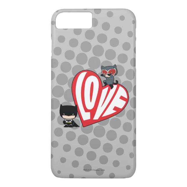 Chibi Catwoman Pounce zu Batman Case-Mate iPhone Hülle (Rückseite)