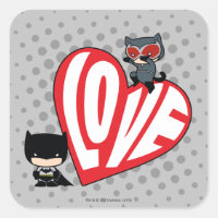 Chibi Catwoman Pounce zu Batman