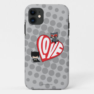 Chibi Catwoman springt auf Batman Case-Mate iPhone Hülle