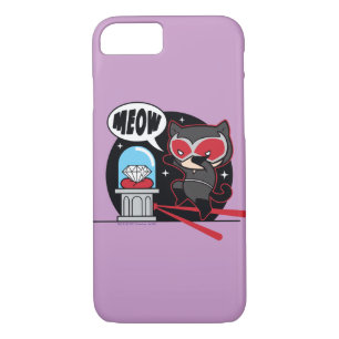 Chibi Catwoman stahl einen Diamond Case-Mate iPhone Hülle