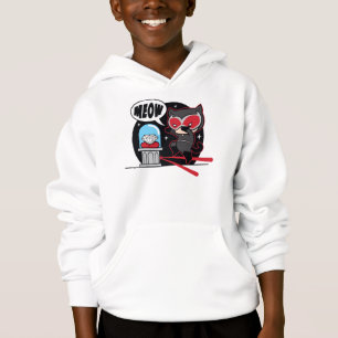 Chibi Catwoman stiehlt einen Diamanten Hoodie