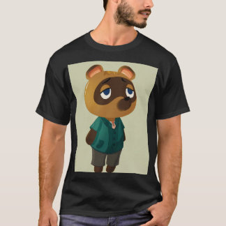Chibi Cozy Tanuki Shopkeeper T-Shirt