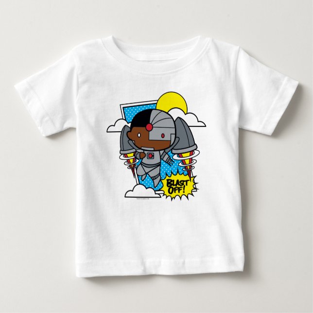 Chibi Cyborg blast ab! Baby T-shirt (Vorderseite)