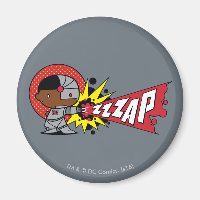 Chibi Cyborgs zybernetische Cannon Magnet (Vorne)