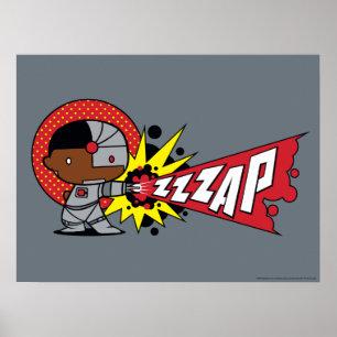 Chibi Cyborgs zybernetische Cannon Poster