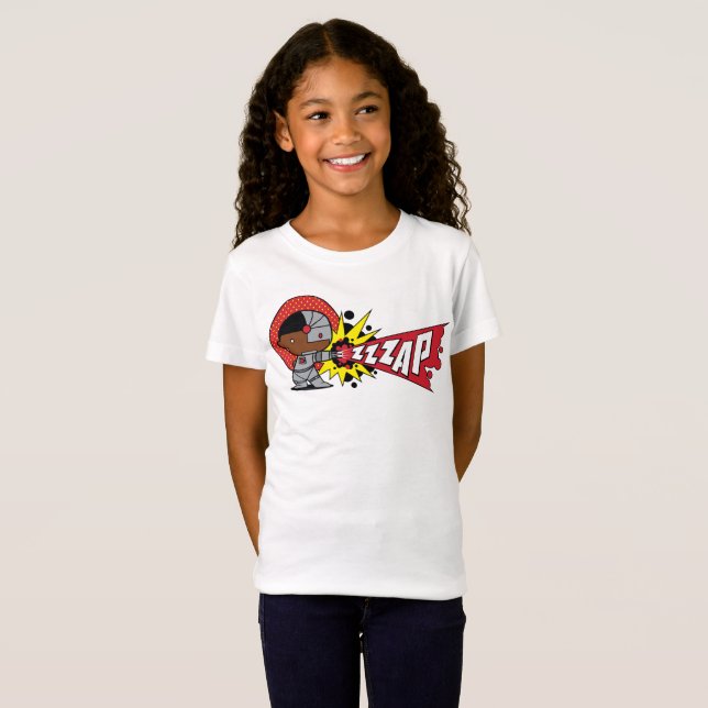 Chibi Cyborgs zybernetische Cannon T-Shirt (Vorne ganz)