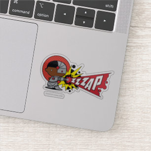 Chibi Cyborgs zybernetisches Cannon Aufkleber