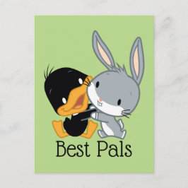 Chibi DAFFY DUCK™ & BUGS BUNNY™ Postkarte