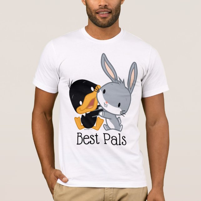 Chibi DAFFY DUCK™ & BUGS BUNNY™ T-Shirt (Vorderseite)