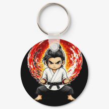Chibi Dojo Ausdauer Clear Mind Schlüsselanhänger