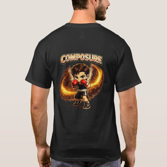 Chibi Dojo Gelassenheitsboxen  T-Shirt (Rückseite)