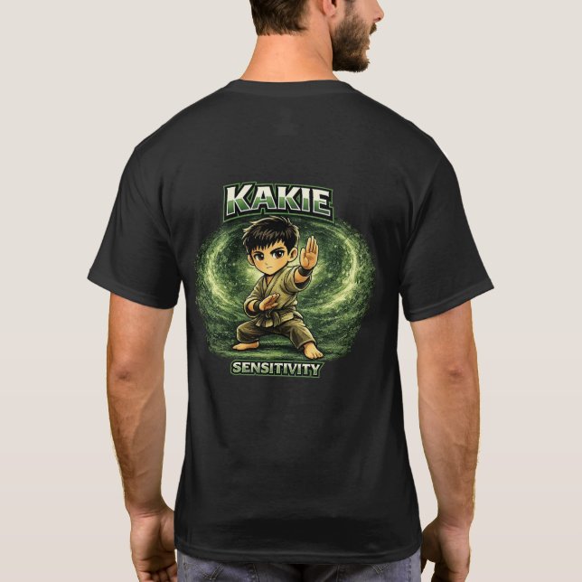 Chibi Dojo Kakie Empfindlichkeit T-Shirt (Rückseite)