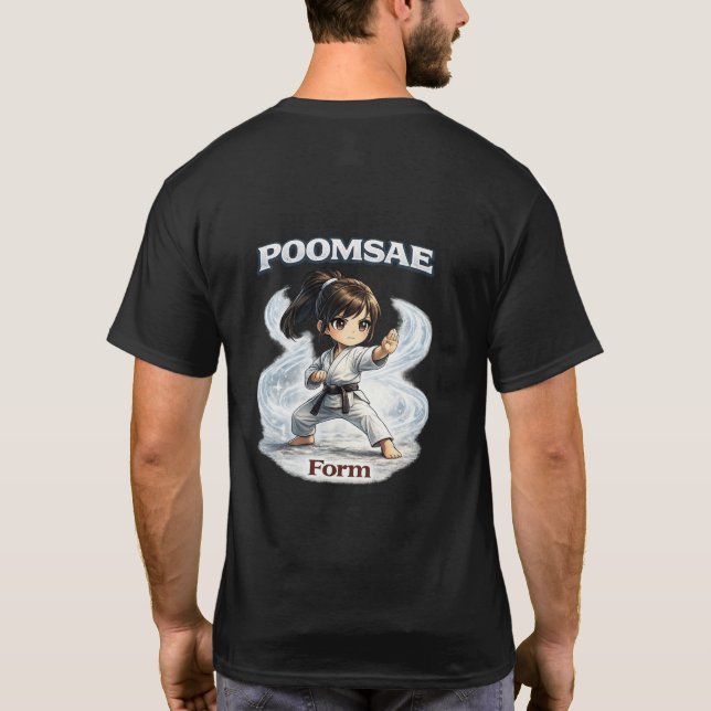 Chibi Dojo Poomsae-Form  T-Shirt (Rückseite)