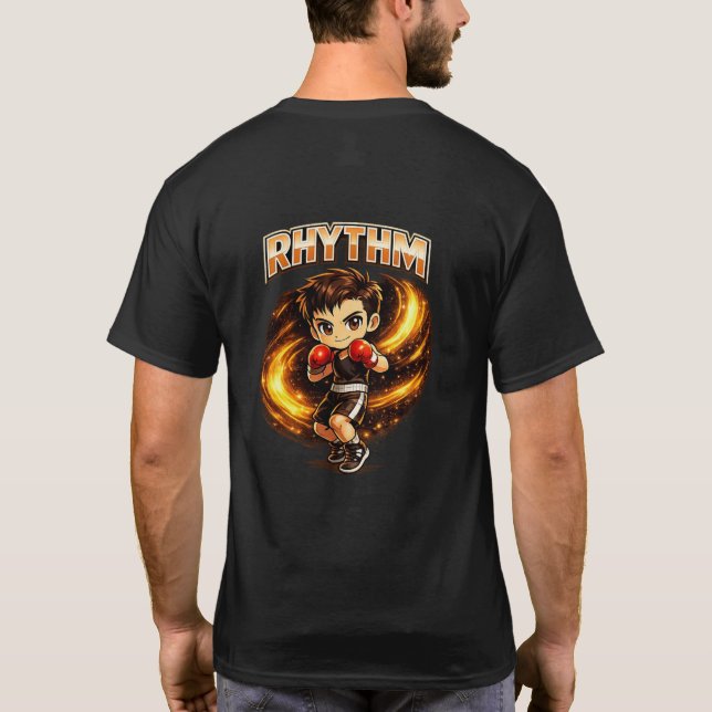 Chibi Dojo Rhythmus Boxen T-Shirt (Rückseite)