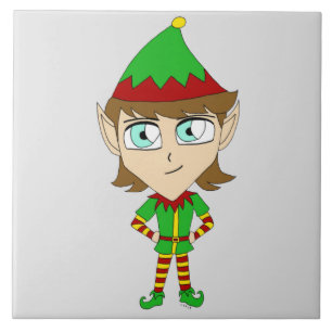 Chibi elf fliese