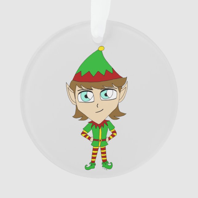 Chibi elf ornament (Vorderseite)