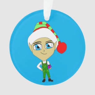 Chibi elf ornament