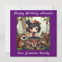 Chibi Fairy Birthday | Farbseite