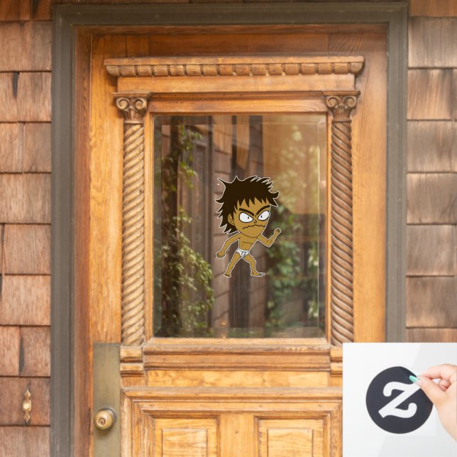 Chibi Fensteraufkleber (Haustür)