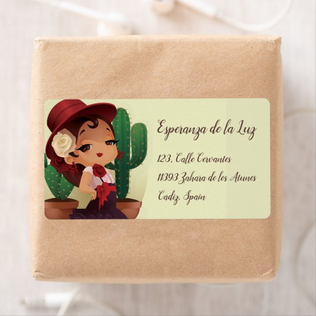 Chibi flamenco in spanischer Sprache (Insitu)