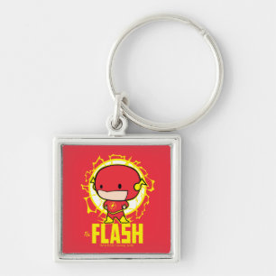 Chibi Flash mit Elektrizität Schlüsselanhänger