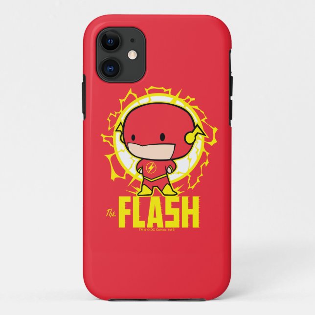 Chibi Flash mit Strom Case-Mate iPhone Hülle (Rückseite)