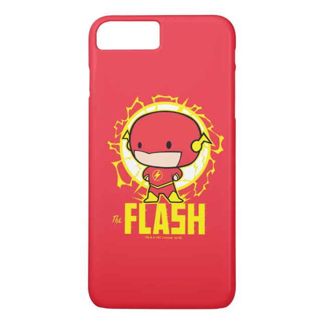 Chibi Flash mit Strom Case-Mate iPhone Hülle (Rückseite)
