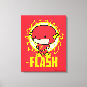 Chibi Flash mit Strom Leinwanddruck