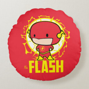 Chibi Flash mit Strom Rundes Kissen