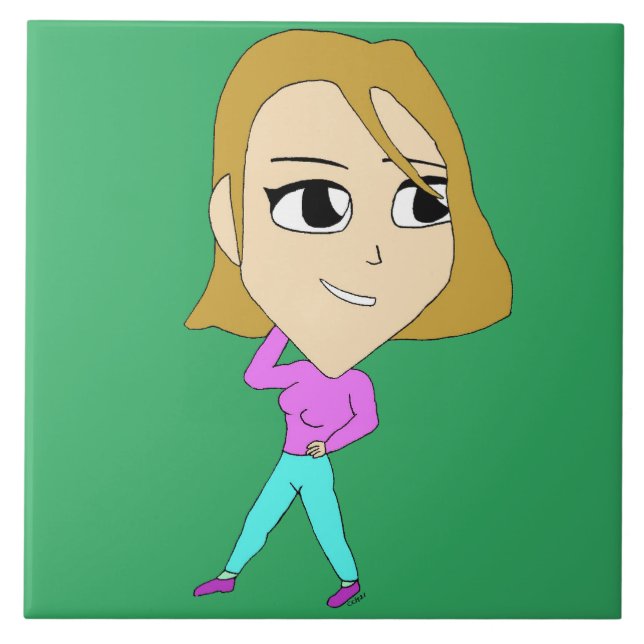 Chibi Fliese (Vorderseite)