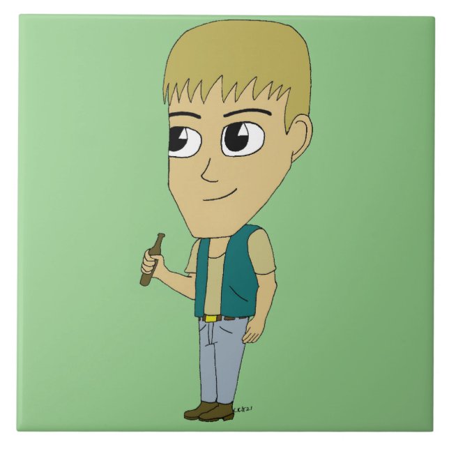 Chibi Fliese (Vorderseite)