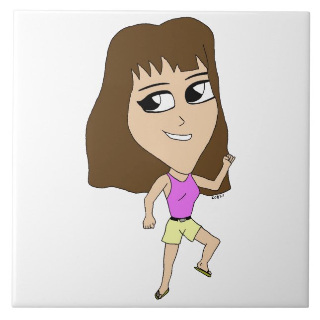 Chibi Fliese (Vorderseite)