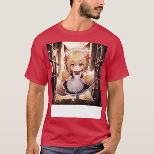 Chibi Fox Maid T-Shirt
