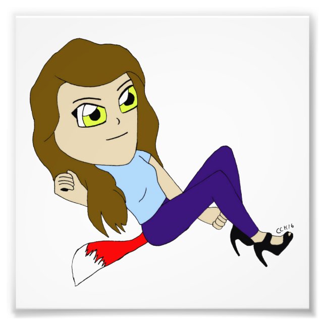 Chibi Foxy Girl Fotodruck (Vorne)
