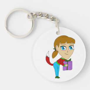 Chibi Foxy Girl Schlüsselanhänger