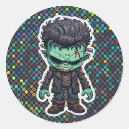 Chibi Frankenstein Monster Cartoon Sticker