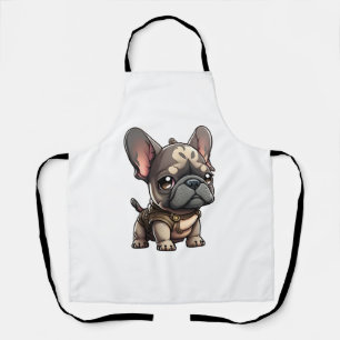 Chibi French Bulldog Schürze