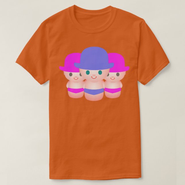 Chibi Freunde1 T-Shirt (Design vorne)