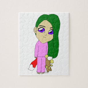 Chibi-Fuchsmädchen Puzzle