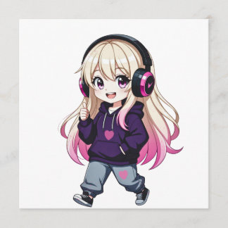 Chibi Funny Menükarte