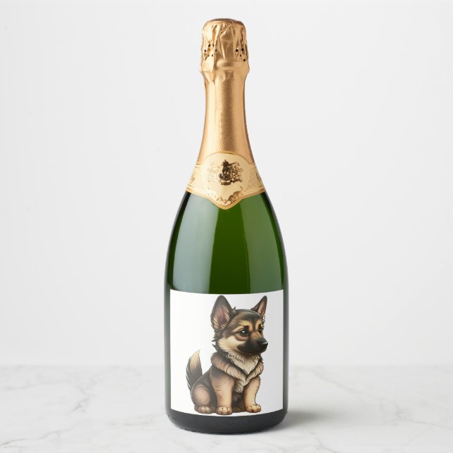 Chibi German Shepherd (Vorderseite)