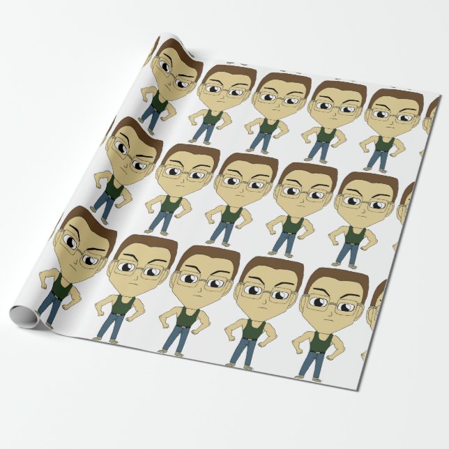 Chibi Geschenkpapier (Ungerollt)