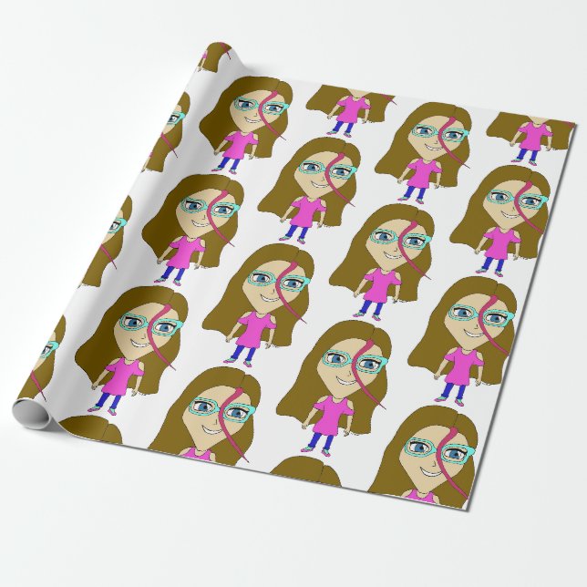 Chibi Geschenkpapier (Ungerollt)