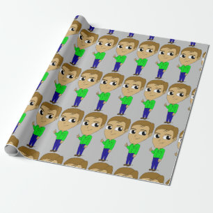 Chibi Geschenkpapier